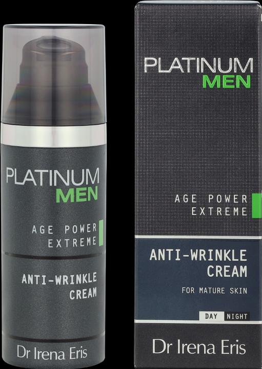 Produktbild Dr Irena Eris Platinum Men Age Power Extreme Anti-Wrinkle Cream Anti-Wrinkle Cream For Scores (50 ml, 24h Creme)