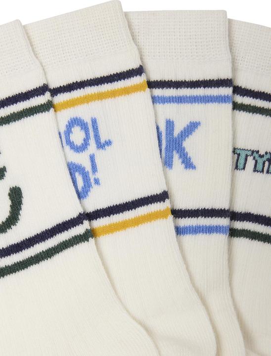 Actual product image Vertbaudet 4er-Pack gerippte Jungen Sportsocken (pack of 4, 27, 30)