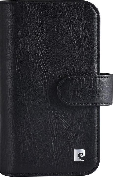 Produktbild Pierre Cardin Case iPhone 13 Mini - Echt Leder Book Case schwarz & 6 Kartenfächer (Apple iPhone 13 mini)