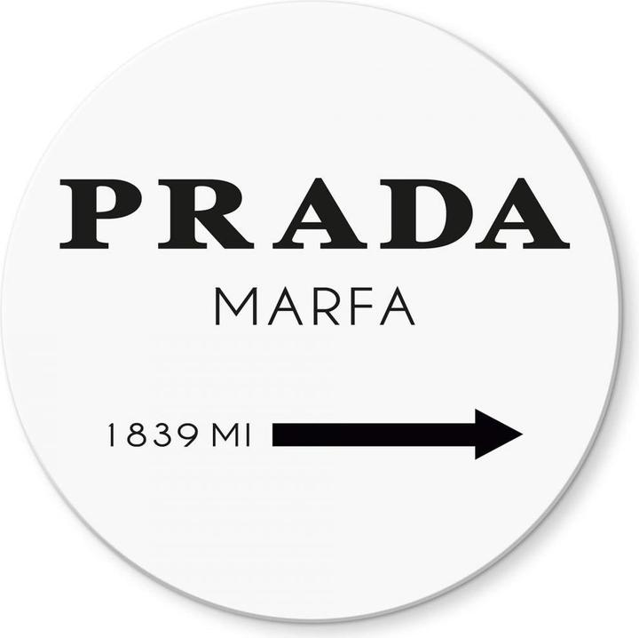 Produktbild Trenddeko Prada Marfa - rund (Ø 50 cm)