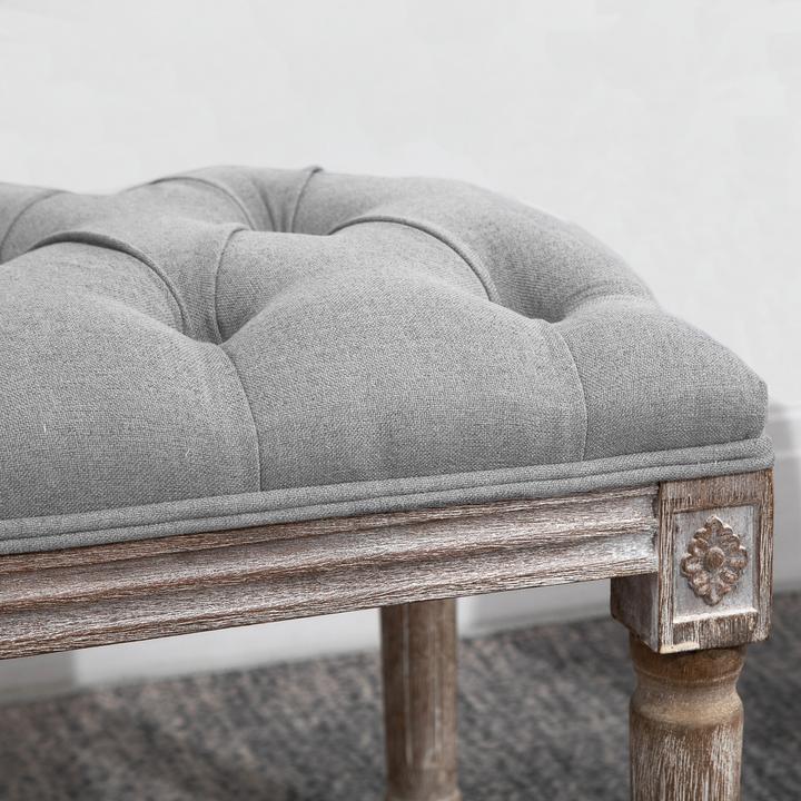 Image du produit Homcom Banc rembourré de style vintage (81 cm)