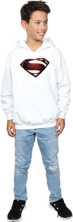 Immagine prodotto Justice League Movie Superman Emblem Felpa con Cappuccio Ragazzi (128)