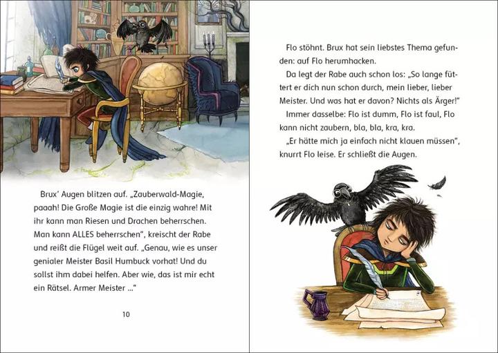 Actual product image The Sorcerer's Apprentice (Volume 1) - Curse of the Warlock (German, Leonie Daub, Loewe first readers, Anna dove, 2022)