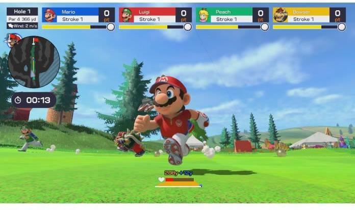 Actual product image Nintendo Mario Golf Super Rush