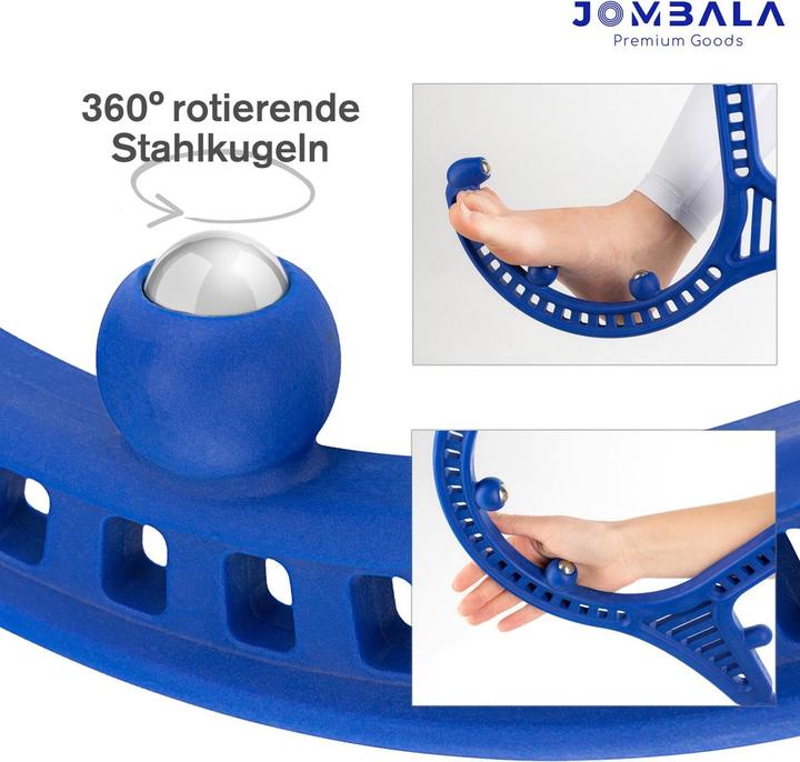 Actual product image Jombala Trigger point massager with rotating steel balls for reflex zone massage