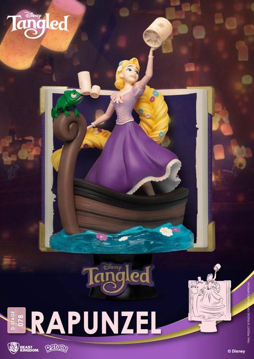 Immagine prodotto Beast Kingdom Disney: Serie di libri di storie - Diorama in PVC di Rapunzel Scatola chiusa