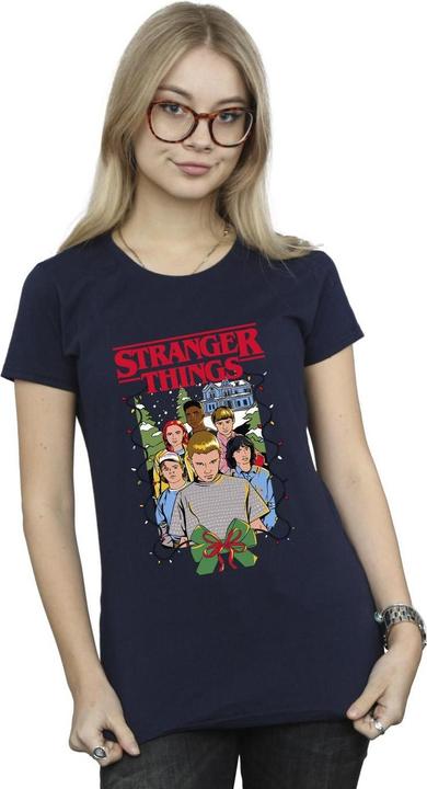 Image du produit Netflix - T-shirt STRANGER THINGS CHRISTMAS POSTER - Femme (XL)