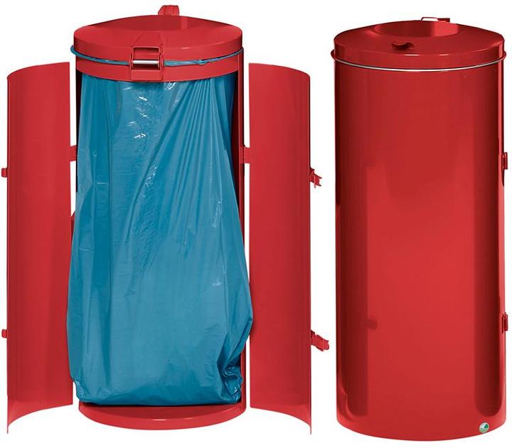 Produktbild kaiserkraft Stahlblech-Abfallsammler für 120-l-Sack (120 l)