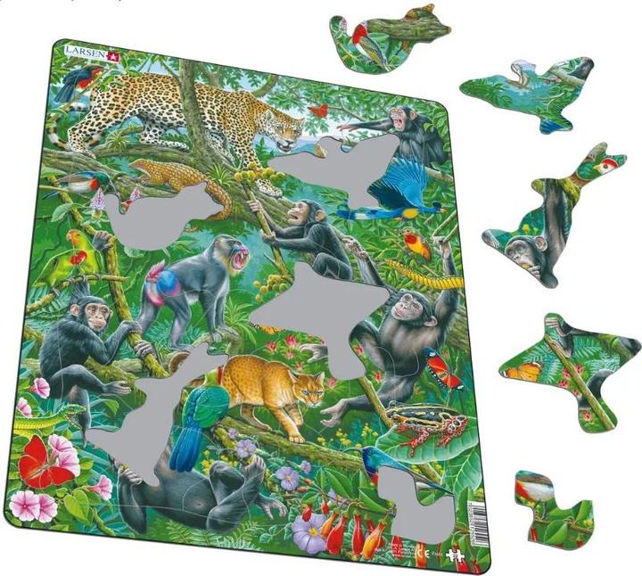 Immagine prodotto Larsen Foresta pluviale africana (32 pezzi)