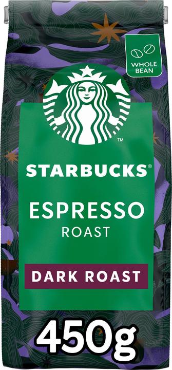 Produktbild Starbucks Espresso Roast Dark Roast ganze Kaffeebohnen (450 g, Dunkle Röstung)