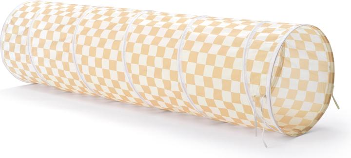 Kids Concept Play tunnel chequered yellow