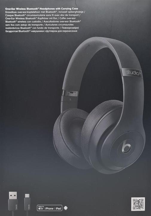 Produktbild Beats Studio3 (ANC, 22 h, Kabelgebunden, Kabellos)