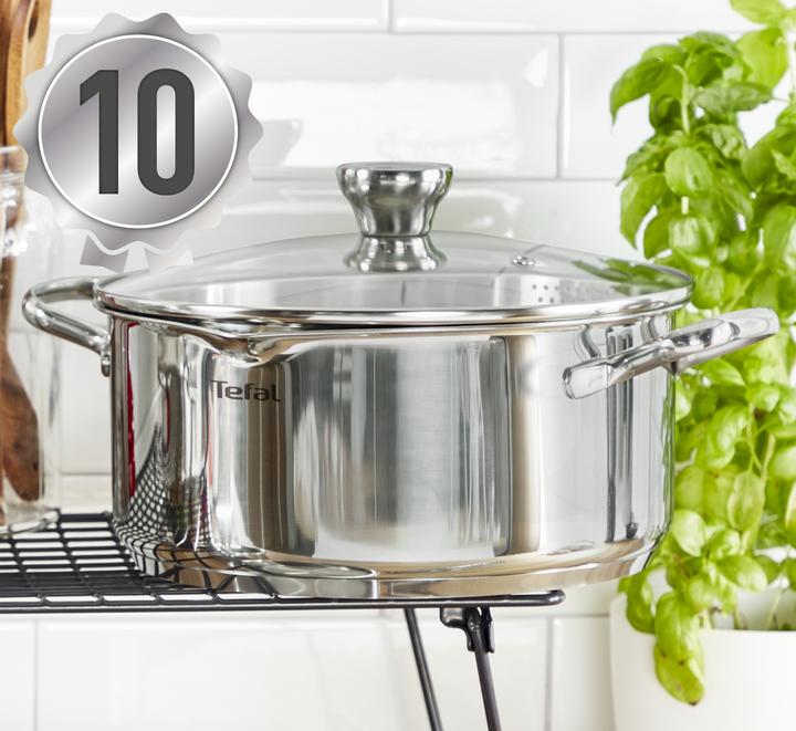 Actual product image Tefal Duetto (24 cm, Pot, Stainless steel)