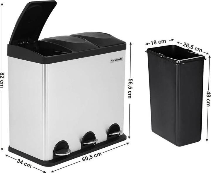 Image du produit Vasagle Rubbi (54 l)