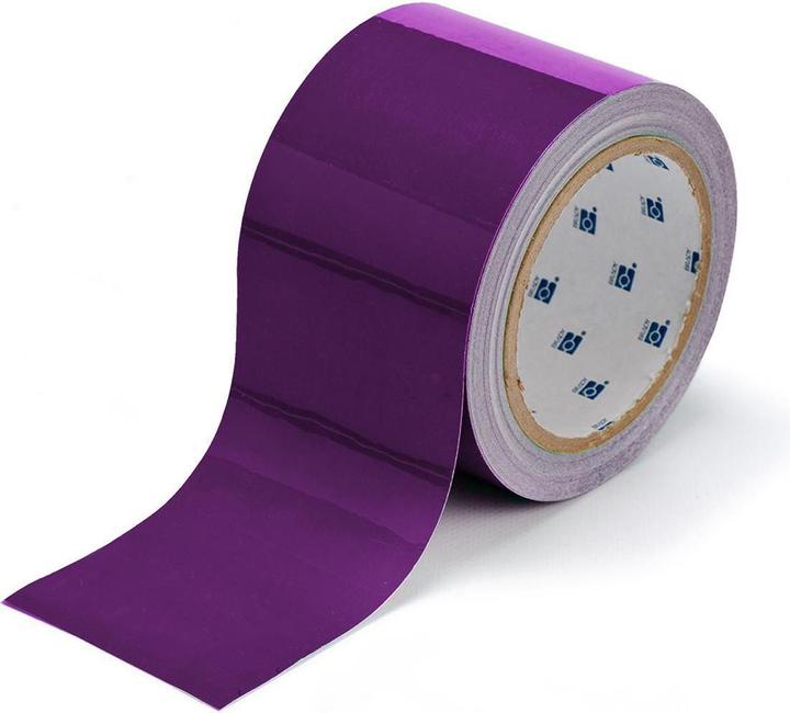 Brady B-3, floor marking tapes, vinyl, violet, 76.20 mm x 30.48 m (76.20 mm)
