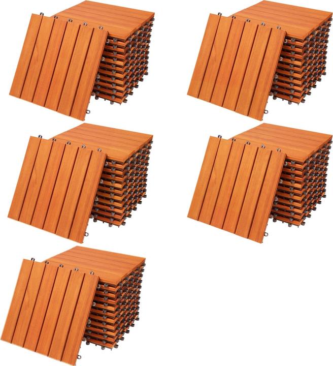 Produktbild Casaria Holzfliese (55 x, 30 x 30 cm)