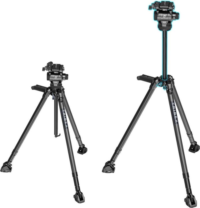 Actual product image SmallRig 4259 x Potato Jet Tribex Hydraulic Carbon Fiber Tripod Kit (Carbon)