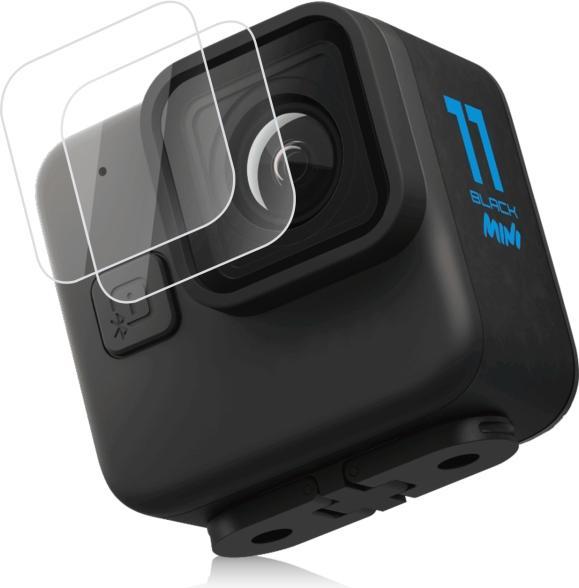 Actual product image Puluz 2 in 1 GoPro Hero 11 Black Mini Camera Lens Bulletproof Glass (Hero 11 Black Mini)
