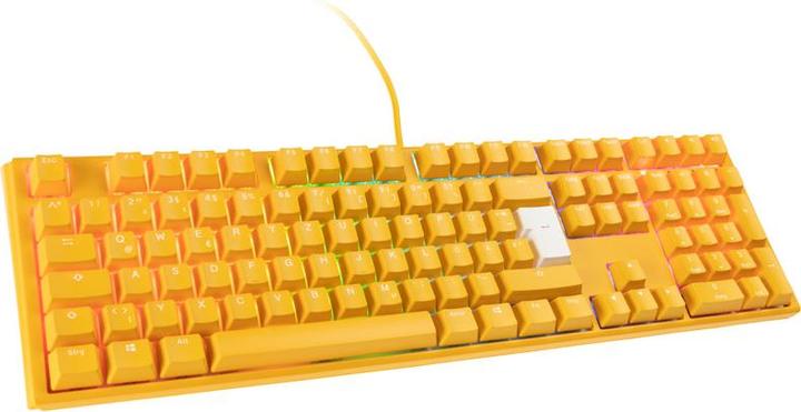 Image du produit Ducky Clavier de jeu One 3 jaune, RGB LED - MX bleu (DE, Filaire)