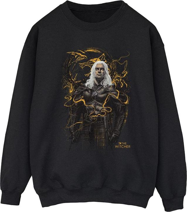 Immagine prodotto Netflix The Witcher Smoking Wolf Felpa Uomo (M)
