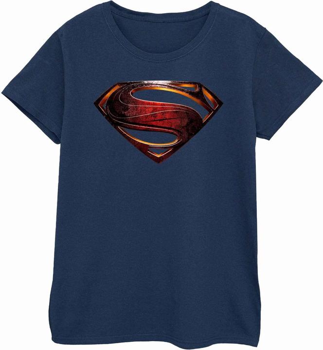 Image du produit Superman T-shirt en coton avec logo pour femme/femme (XL)