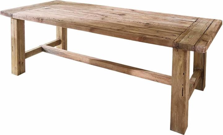 Actual product image Loberon Table Oteley antique brown (76 x 240 x 100 cm)