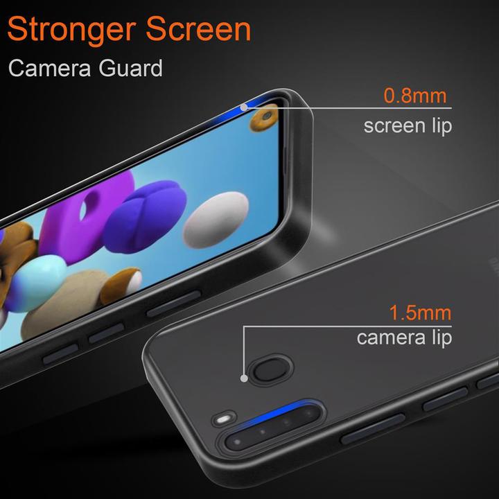 Actual product image Cadorabo Hybrid Matt Cover (Samsung Galaxy A21)