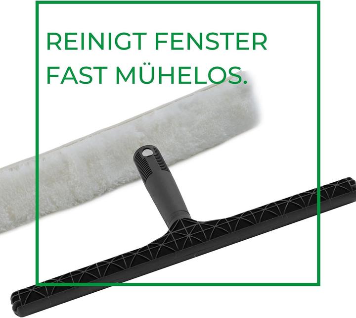 Actual product image Novaliv Fensterwischer 35 cm + 45 cm Einwascher aus Vlies Einschäumer zum Fensterputzen Fensterwisch (1 pcs.)