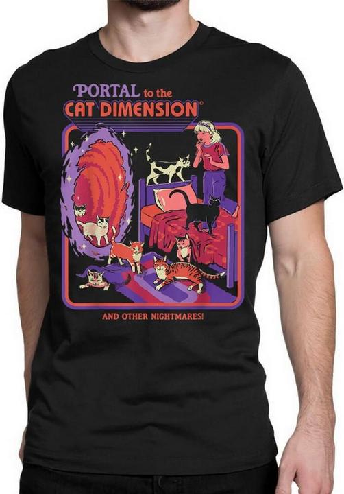 Image du produit Steven Rhodes - T-shirt PORTAL TO THE CAT DIMENSION - Adulte (S)