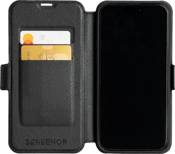 Image du produit Screenor Etui pour téléphone mobile FIRST 17,3 cm (6,8") Wallet case Black (Samsung Galaxy S24 Ultra)