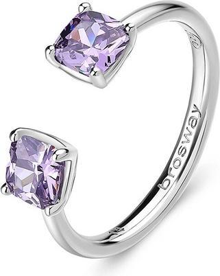 Brosway Fancy Magic Purple FMP14 Open Silver Ring - Circuit: 50mm (50)