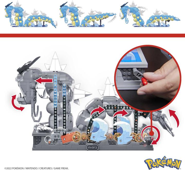 Image du produit Mega Construx Gyarados Pokémon en mouvement