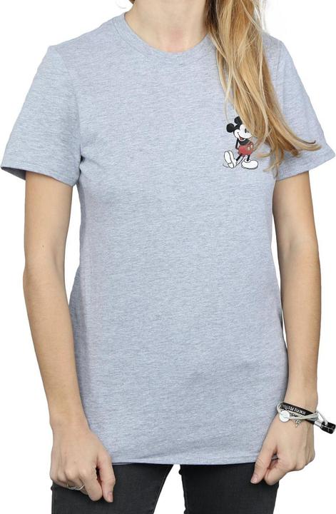 Immagine prodotto Disney Mickey Mouse Kickin Retro Chest Maglietta Ampia Donna (XL)