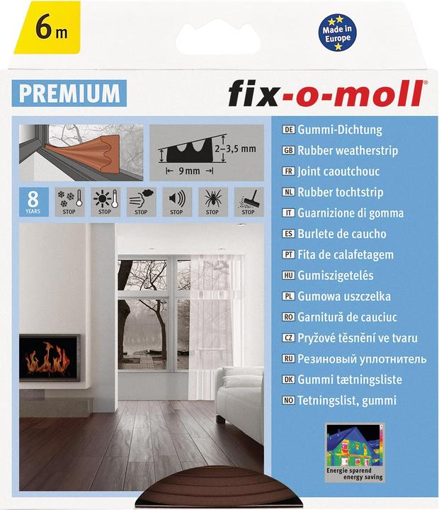 Immagine prodotto Fix-o-moll Guarnizione in gomma a profilo E