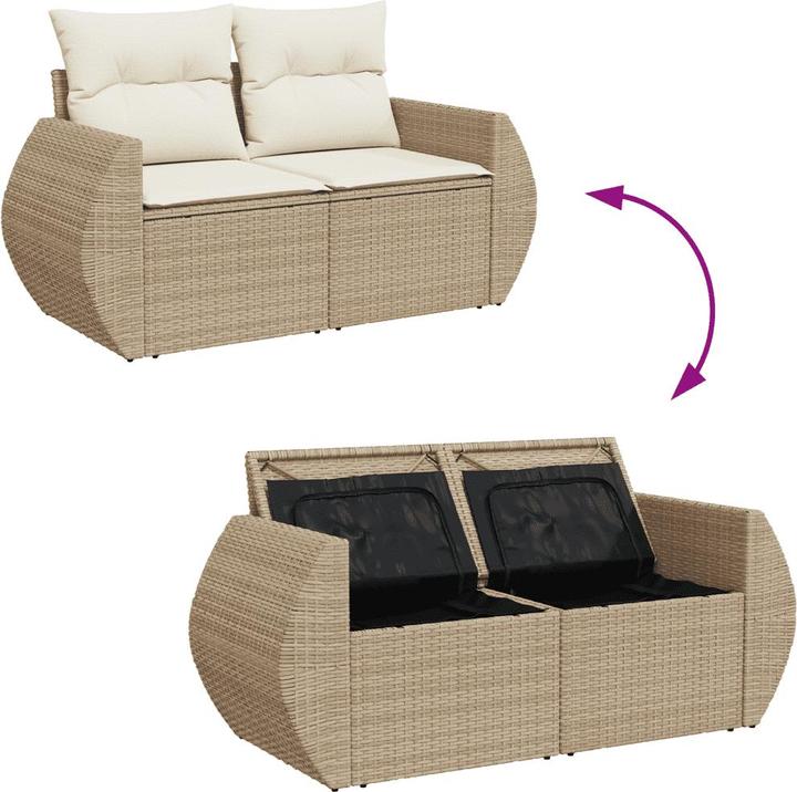 Actual product image VidaXL 10-piece garden lounge set with cushions