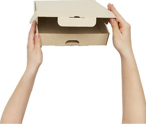 Image du produit kaiserkraft Boîte à papier à herbe pliable terra (50 x)
