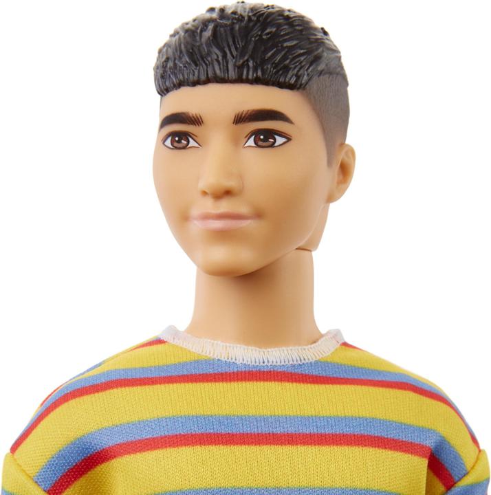 Image du produit Barbie Poupée Ken Fashionista - Chemise et pantalon rayés