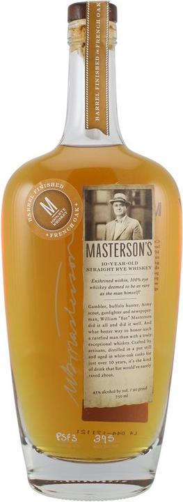 Immagine prodotto Masterson's 10 anni di finitura in botte di quercia francese (Whisky Canadese, 1 x 75 cl)