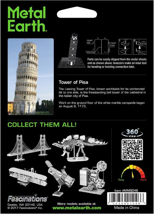 Produktbild Metal Earth Schiefer Turm von Pisa