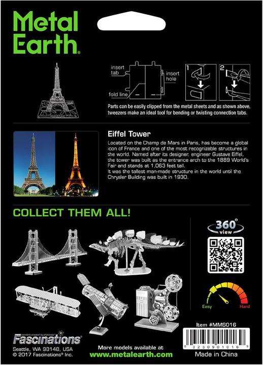 Produktbild Metal Earth Metall-Erde-Eiffelturm