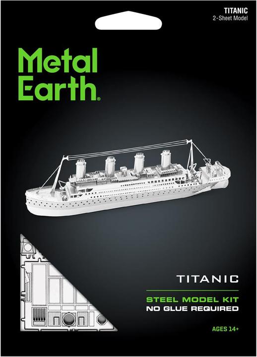 Actual product image Metal Earth Titanic ship silver edition