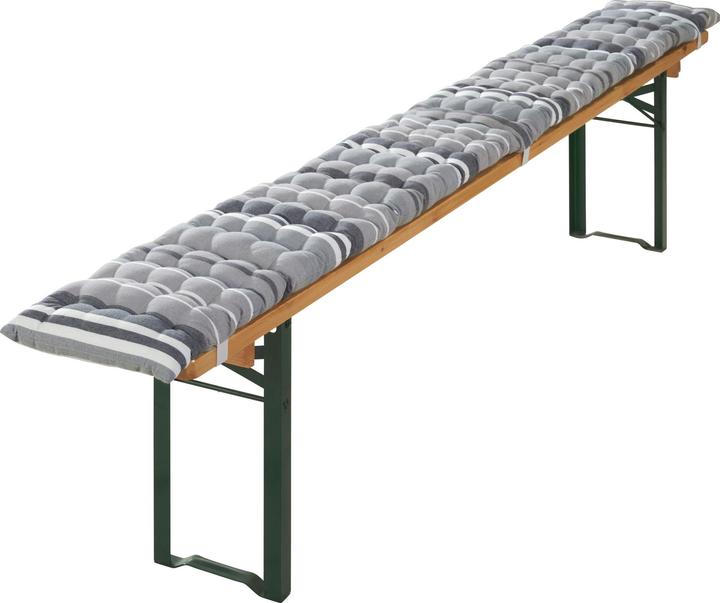 Produktbild Redbest Bierbank-Auflagen und Tischdecke "Streifen" 3-tlg. (90 x 260 cm)