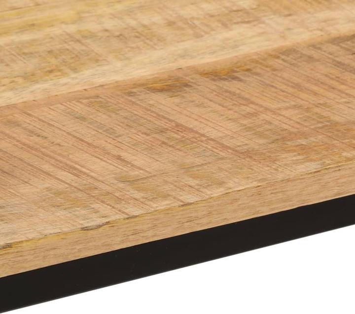 Actual product image VidaXL Rough and iron dining table (110 x 55 x 75 cm)