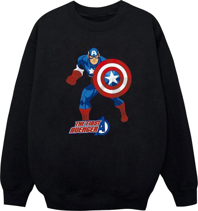 Captain America The First Avenger Sweatshirt Mädchen (116)