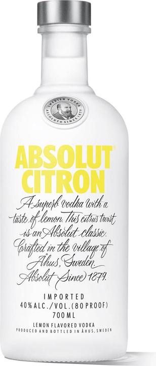 Actual product image Absolut Vodka Citron (1 x 70 cl)