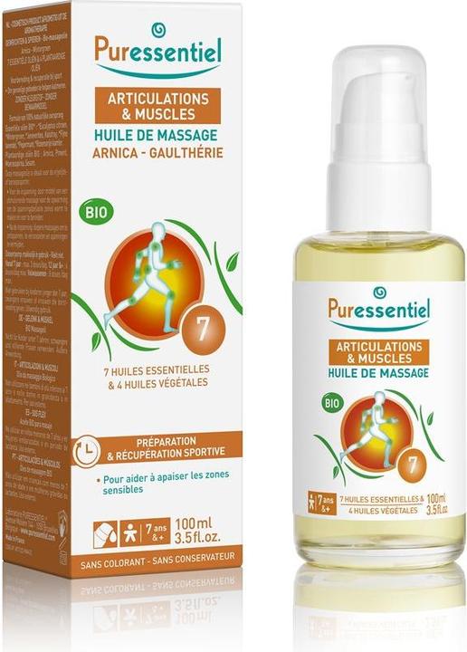 Produktbild Puressentiel Massageöl Muskelanstrengung Bio (100ml) (100 ml)