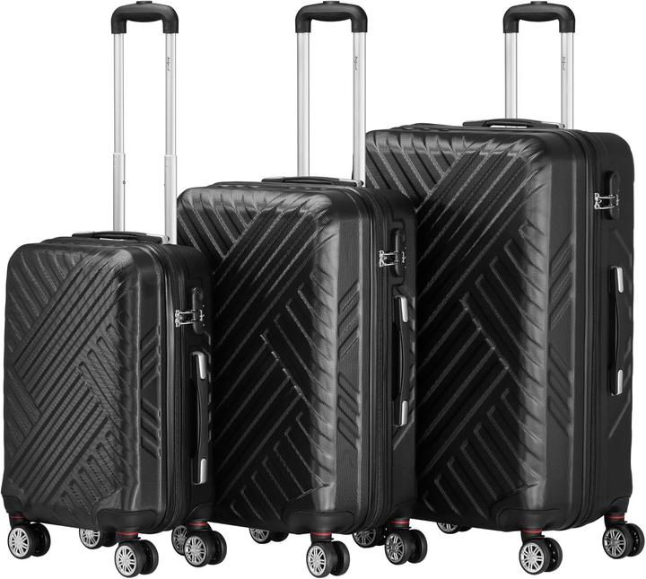 Immagine prodotto Zelsius 3-teiliges Hartschalenkoffer-Set (Bagaglio a mano (fino a 50 litri))