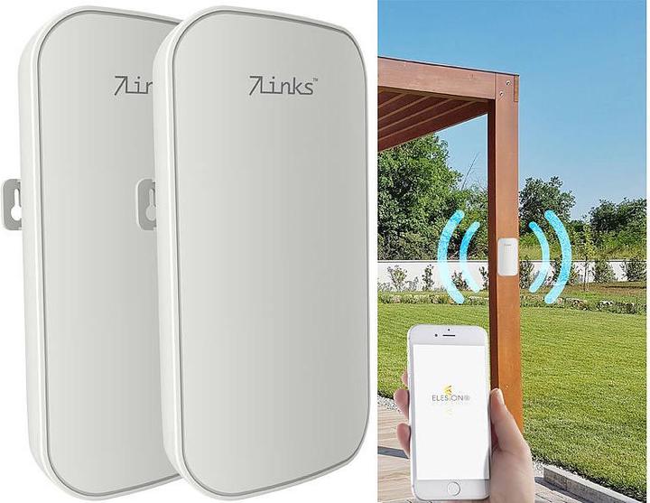 Immagine prodotto 7links Set di 2 ripetitori WLAN all'aperto (867 Mbit/s, 300 Mbit/s)