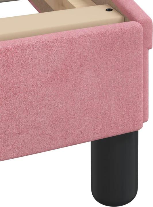 Actual product image VidaXL Bed frame with velvet headboard (90 x 200 cm)