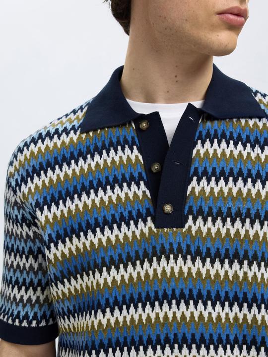 Immagine prodotto Selected Homme Kurzärmeliges Polohemd aus Strick (XL)